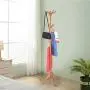 Wooden Coat Rack Stand | Entryway Free Standing Wood Tree Coat Racks Hanger Floor Clothes Hanging Stand (Yellow) Wooden Coat Rack Stand | Entryway Free Standing Wood Tree Coat Racks Hanger Floor Clothes Hanging Stand (Yellow)