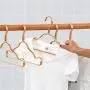 AOOSY Aluminum Clothes Hangers, 20 Pack Metal Lightweight Coats Hangers with Non-Slip Design Space Saving Heavy Duty Hangers for Men Women Suit Shirts Pants Jacket Coat (Gold) AOOSY Aluminum Clothes Hangers, 20 Pack Metal Lightweight Coats Hangers with Non-Slip Design Space Saving Heavy Duty Hangers for Men Women Suit Shirts Pants Jacket Coat (Gold)