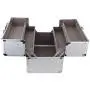 Medicine Chest - Lockable Empty First Aid Case with Folding Tray Storage Boxes Applicable to Family Public and Wild Field Silver (M) Medicine Chest - Lockable Empty First Aid Case with Folding Tray Storage Boxes Applicable to Family Public and Wild Field Silver (M)