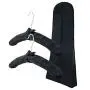 HANGERWORLD 72inch Black Breathable Dress Cover 2 Black 17inch Satin Padded Top Coat Clothes Garment Dress Hangers HANGERWORLD 72inch Black Breathable Dress Cover 2 Black 17inch Satin Padded Top Coat Clothes Garment Dress Hangers