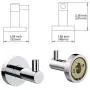 Roylvan Stainless Steel Clothes Hook, Garment Coat Handbag Hat Towel Contemporary Style Heavy Duty Wall Hanger for Bathroom Kitchen Bedroom Living Room - Chrome Roylvan Stainless Steel Clothes Hook, Garment Coat Handbag Hat Towel Contemporary Style Heavy Duty Wall Hanger for Bathroom Kitchen Bedroom Living Room - Chrome