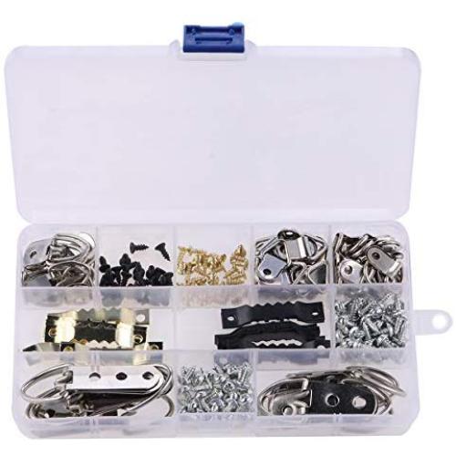 zochoose Picture Hangers,90PCS Heavy Duty Assorted Picture Hanging Kit, Picture Hanging Solutions with Screws