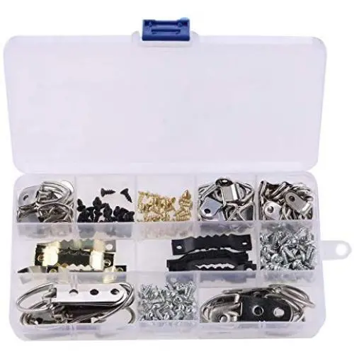 zochoose Picture Hangers,90PCS Heavy Duty Assorted Picture Hanging Kit, Picture Hanging Solutions with Screws zochoose Picture Hangers,90PCS Heavy Duty Assorted Picture Hanging Kit, Picture Hanging Solutions with Screws