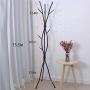 GONGMICF Coat Rack Hat Stand Free Standing Display Hall Tree Metal Hat Hanger Garment Storage Holder with 11 Hooks for Clothes Hats and Scarves in Grey,18.18 Dx70.5 H