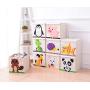 Pasutewel Kids Storage Box, Large Capacity Foldable Cartoon Canvas Cube Organiser For Clothes, Shoes, Toys (Dog)