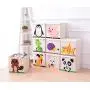 Pasutewel Kids Storage Box, Large Capacity Foldable Cartoon Canvas Cube Organiser For Clothes, Shoes, Toys (Dog) Pasutewel Kids Storage Box, Large Capacity Foldable Cartoon Canvas Cube Organiser For Clothes, Shoes, Toys (Dog)