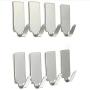 Wllsagl Xouwvpm 8Pcs Self Adhesive Home Kitchen Wall Door Stainless Steel Holder Hook Hanger No Drilling Wall Clothes Holder Towel Hook (Silver) Wllsagl Xouwvpm 8Pcs Self Adhesive Home Kitchen Wall Door Stainless Steel Holder Hook Hanger No Drilling Wall Clothes Holder Towel Hook (Silver)