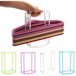 5pcs Random Color Hanger for Clothes Very Practical Home Hanger Storage Rack Plastic Clothes Dryer Rack Hanging Holder