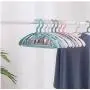 10pcs Random Color Semicircle Hanger Thicken Rotating Wide Shoulder Hanger Clothes Hanging Pants Rack Socks Clip Clothing Wardrobe Storage 10pcs Random Color Semicircle Hanger Thicken Rotating Wide Shoulder Hanger Clothes Hanging Pants Rack Socks Clip Clothing Wardrobe Storage