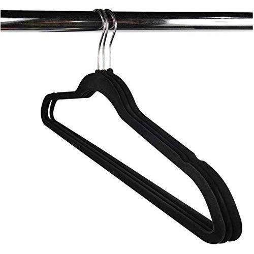 10PCS Non-Slip Velvet Hangers Suit Hanger Ultra Thin Space Saving 360 Degree Swivel Hook Strong and Durable Clothes Hanger