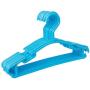 Non Slip Plastic Kids Plastic Coat Hangers Child Baby Clothes Stands Multi Color 10pcs Random Color