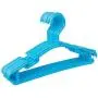 Non Slip Plastic Kids Plastic Coat Hangers Child Baby Clothes Stands Multi Color 10pcs Random Color