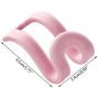 20Pcs Creative Mini Flocking Clothes Hanger Home Easy Hook Closet Organizer Decoration