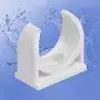 DOITOOL 50PCS Pex Pipe Support Hangers 3/4 Inch U-Hook PEX Holder PVC Pipe Clamps Clips (20mm)