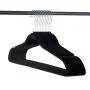 Kenton Grey Adults Size, Premium Heavyweight Velvet Hangers ? Ultra-Thin, Space Saving, No-Slip, Strong & Durable For Adult Clothing - Set of 50, Black