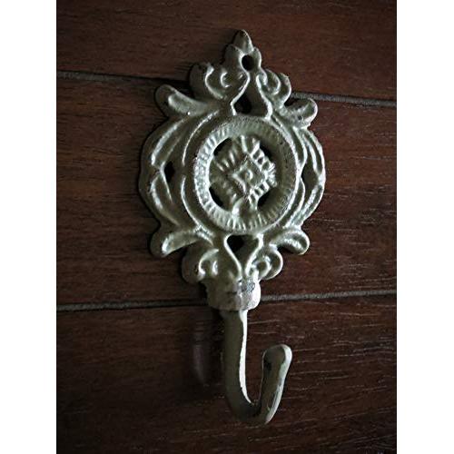 Shabby Cottage Chic Wall Hook, Sage Green or Pick Your Color, Bathroom Towel Hook, Jewelry, Keys Hanger