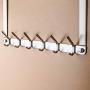 YISMAN Over The Door Hook, SUS 304 Stainless Steel Heavy Duty Door Hanger for Coats Robes Hats Clothes Towels, Hanging Towel Rack Organizer