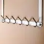 YISMAN Over The Door Hook, SUS 304 Stainless Steel Heavy Duty Door Hanger for Coats Robes Hats Clothes Towels, Hanging Towel Rack Organizer