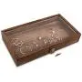 Mooca Natural Wood Glass Top Jewelry Display Case Accessories Storage Boxes with Metal Clasp, Wooden Jewelry Tray for Collectibles, Home Organization with Key Lock, Brown Mooca Natural Wood Glass Top Jewelry Display Case Accessories Storage Boxes with Metal Clasp, Wooden Jewelry Tray for Collectibles, Home Organization with Key Lock, Brown