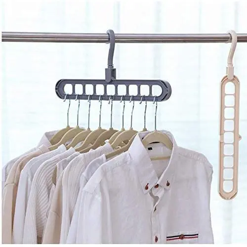 10pcs Random Color Multifunction Plastic Saving Hanger Magic Clothes Hanger with Hook Closet Organizer Hooks Bathroom Kitchen Coat Home Tools 10pcs Random Color Multifunction Plastic Saving Hanger Magic Clothes Hanger with Hook Closet Organizer Hooks Bathroom Kitchen Coat Home Tools