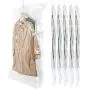 SunHorde Hanging Space Bags Vacuum Storage Bags for Clothes, Dress, Winter Coats, 6 Pack 53.1x27.6 inch, Large Reusable Garment Protector SunHorde Hanging Space Bags Vacuum Storage Bags for Clothes, Dress, Winter Coats, 6 Pack 53.1x27.6 inch, Large Reusable Garment Protector