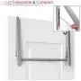 StorageMaid Over The Door Closet Rod ? Heavy-Duty Hanging Clothes Rack Organizer and Hanger for Clothing Or Towels - Great for Home and Dorm Room