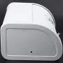 Moligh doll European Roll Top Small Metal Flip-Baked Bread Boxes Desktop Finishing Snack Dust-Proof Storage Boxes Bread Bin Kitchen Food Holder