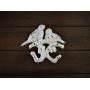 Bird Wall Hook, Cast Iron Key Coat Towel Hanger, Antique White or Pick Color, Farmhouse Wall Decor Bird Wall Hook, Cast Iron Key Coat Towel Hanger, Antique White or Pick Color, Farmhouse Wall Decor