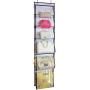 MISSLO Over Door Organizer for Handbags, Caps, Accessories (White)