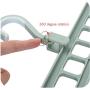 Home Storage Organization Clothes Hanger 10pcs Random Color Drying Rack Plastic Scarf Clothes Hangers Storage Racks Wardrobe Storage Hanger