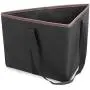Hanger Hamper | Black Wardrobe Organiser | Tidy Storage for Clothing Hangers | Coat Hanger Bag | Space Saving Baskets | Organisers for Wardrobes | M&W
