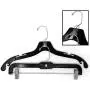 Plastic Piggy Back Clothing Hanger Connectors, Clothes Hanger Combiner/Joiners, 200 Pack Plastic Piggy Back Clothing Hanger Connectors, Clothes Hanger Combiner/Joiners, 200 Pack