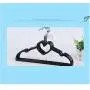 10pcs Random Color Clothes Hangers Plastic Heart Shaped Coat Non-Slip Multi-Function Hangers Home Dry and Wet Clothing Rack 10pcs Random Color Clothes Hangers Plastic Heart Shaped Coat Non-Slip Multi-Function Hangers Home Dry and Wet Clothing Rack