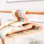 LUOLANG Plastic Clothes Hangers, 10Pcs Non-Slip Adult Drying Rack for Men Women Suit Shirts Pants Jacket Coat Pants Solid Standard Hanger,Orange