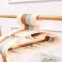 LUOLANG Plastic Clothes Hangers, 10Pcs Non-Slip Adult Drying Rack for Men Women Suit Shirts Pants Jacket Coat Pants Solid Standard Hanger,Orange