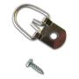 Heavy Duty D-Ring Picture Hangers - 100 Pack - 1 Screw
