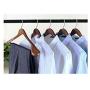 High-Grade Wide Shoulder Wooden Hangers 6 Pack with Non Slip Pants Bar - Smooth Finish Solid Wood Suit Hanger Coat Hanger, Holds Upto 20lbs, 360° Swivel Hook, for Dress, Jacket, Heavy Clothes Hangers