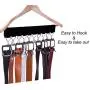 2 Pack Belt and Tie Organizer Hanger, 10 Belt Rack and 10 Tie Rack - Change Your Clothes Hanger to Belt Tie Organizer Hanger - Space Saver Closet Storage Holder for Scarves, Tank Tops, Bras, Jewelry 2 Pack Belt and Tie Organizer Hanger, 10 Belt Rack and 10 Tie Rack - Change Your Clothes Hanger to Belt Tie Organizer Hanger - Space Saver Closet Storage Holder for Scarves, Tank Tops, Bras, Jewelry