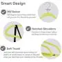 VECELO Premium Velvet Suit Heavy Duty (50 Pack) -Non Slip & Space-Saving Clothes Hangers with 6 Finger Clips and Tie Rack Excellent for Men and Women, Yellow