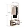 XF Coat Racks Bamboo Wo Wood Coat Rack Floor Bedroom Hanger Simple Clothes Shelf Household Rack Hanger - Wood Color Entryway Furniture (Size : 78178cm) XF Coat Racks Bamboo Wo Wood Coat Rack Floor Bedroom Hanger Simple Clothes Shelf Household Rack Hanger - Wood Color Entryway Furniture (Size : 78178cm)