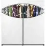 Whitmor Extra-Wide Clothes Closet, 60” with, White Cover