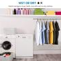 Standard Grey Plastic Hangers (60 Pack) Durable Tubular Shirt Hanger Ideal for Laundry & Everyday Use, Slim & Space Saving, Heavy Duty Clothes Hanger for Coats, Pants, Dress, Etc. Hangs up to 5.5 lbs