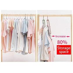 10pcs Random Color Multi-Port Support Circle Clothes Hanger Clothes Drying Racks Multifunction Plastic Scarf Clothes Hanger Hangers Storage Rack