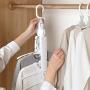 HJYPYJ Magic Hanger,Multifunction Magical Hangers,Detachable PP POM Hanger,Space-Saving Organizer Hangers, Reasonable Spacing/White / 3pcs