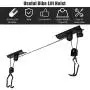 Goplus Bike Lift Hoist Heavy Duty Ceiling Mounted Hoist Storage Garage Hanger Pulley Rack, Lift Height up to 12ft (1 Pack) Goplus Bike Lift Hoist Heavy Duty Ceiling Mounted Hoist Storage Garage Hanger Pulley Rack, Lift Height up to 12ft (1 Pack)