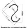 LOYMR 20 Pack 3.3 Inches Heavy Duty S Hooks Hanging Hangers Pan Pot Holder Rack Hooks for Spoons Pans Pots Utensils Clothes Bags Towels Plants etc LOYMR 20 Pack 3.3 Inches Heavy Duty S Hooks Hanging Hangers Pan Pot Holder Rack Hooks for Spoons Pans Pots Utensils Clothes Bags Towels Plants etc