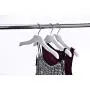 Quality White Wooden Kids Hangers, Wooden Hangers, Children Hangers, Luxury Design Hangers, Toddler Size Hangers, Swivel Hook (10 Pack, 13" inch)