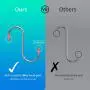 NewFamily 24 Pack S Hooks Stainless Steel for Hanging Pots and Pans,4.33.5 2.8 s Hooks Heavy Duty for Hanging for Kitchen,Wardrobe,Work Shop,Bathroom,Garden,Office NewFamily 24 Pack S Hooks Stainless Steel for Hanging Pots and Pans,4.33.5 2.8 s Hooks Heavy Duty for Hanging for Kitchen,Wardrobe,Work Shop,Bathroom,Garden,Office