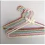 10pcs Random Color 40cm Adult Plastic Hanger Pearl Hangers, for Clothes Pegs Princess Clothespins Wedding Dress Hanger