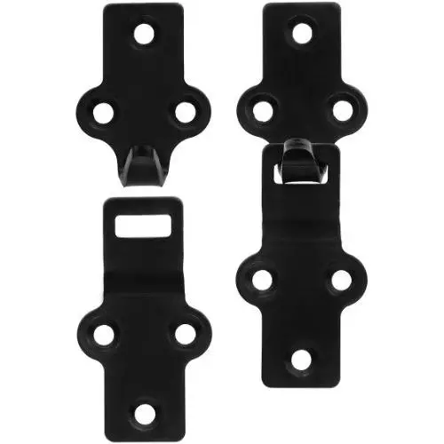 Heavy Duty Screen & Storm Window Hanger Set with Black Painted Finish